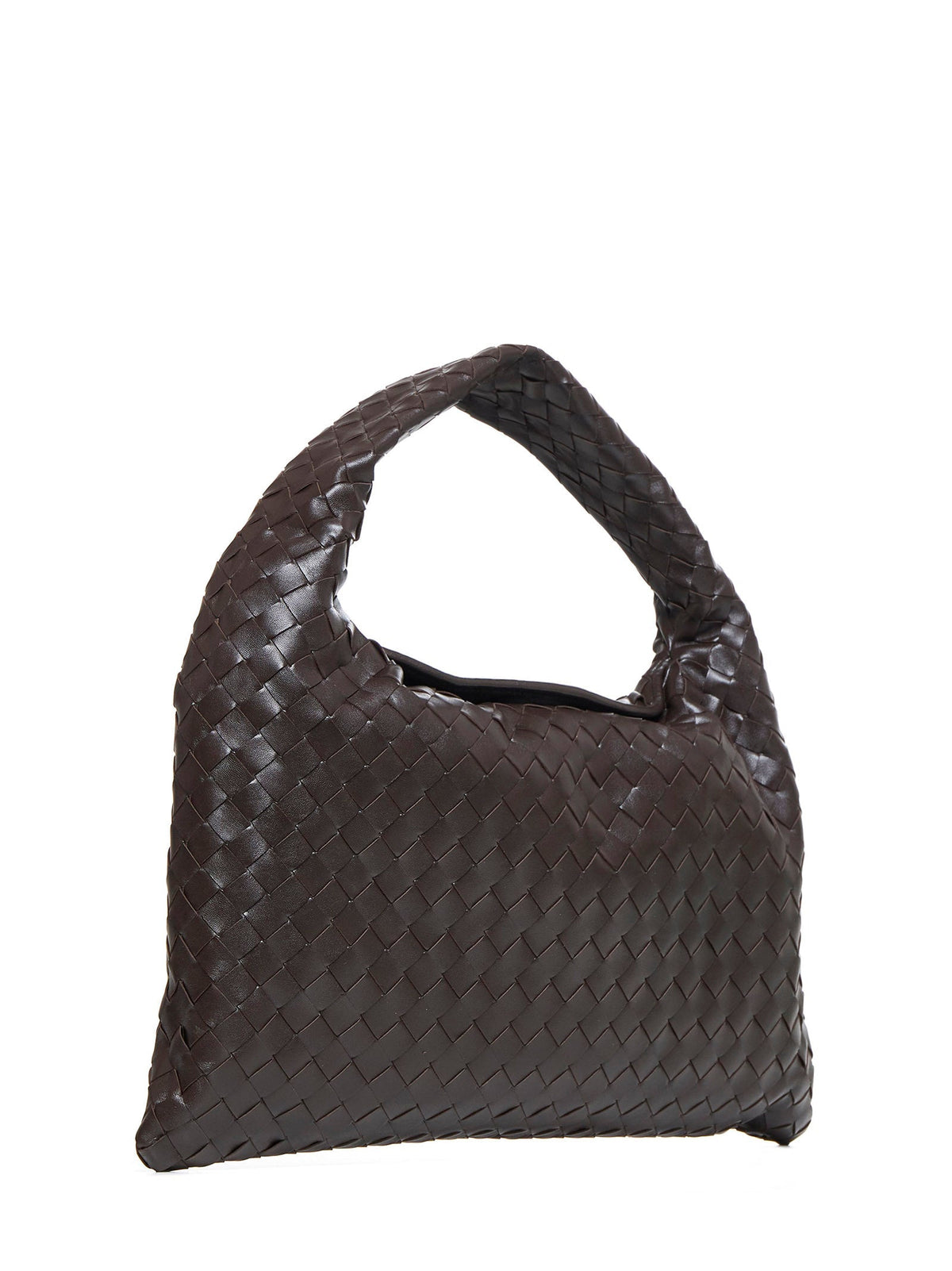 Bottega Veneta Women Tote Bag In Leather With Intrecciato Hop Motif