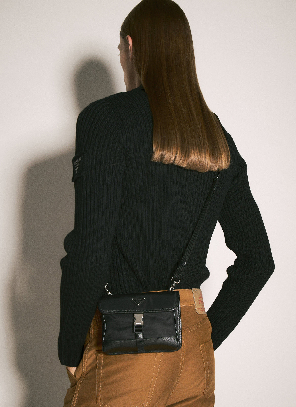 Prada Men Re-Nylon Phone Crossbody Bag
