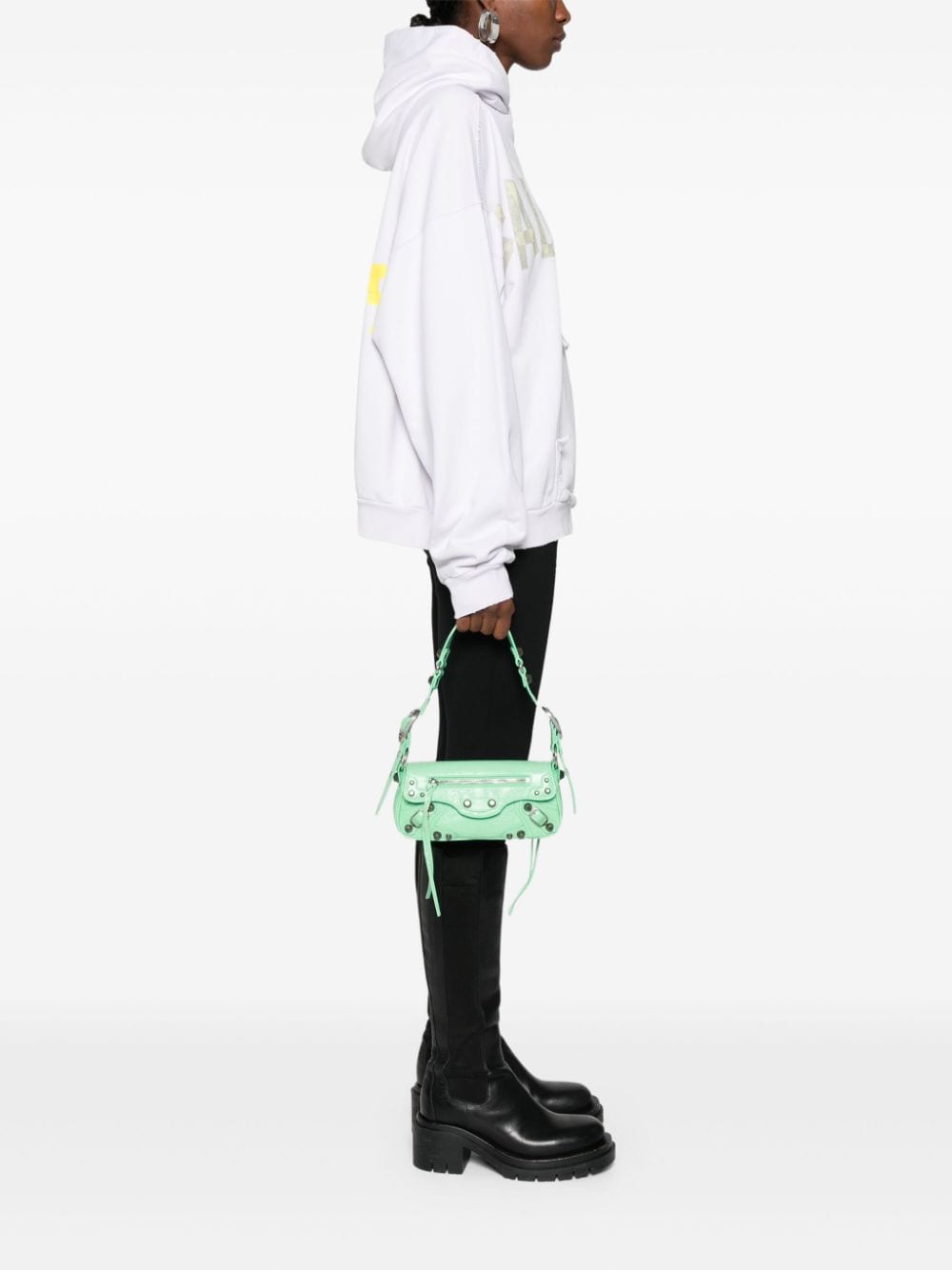 Balenciaga Women Le Cagole Xs Leather Shoulder Bag