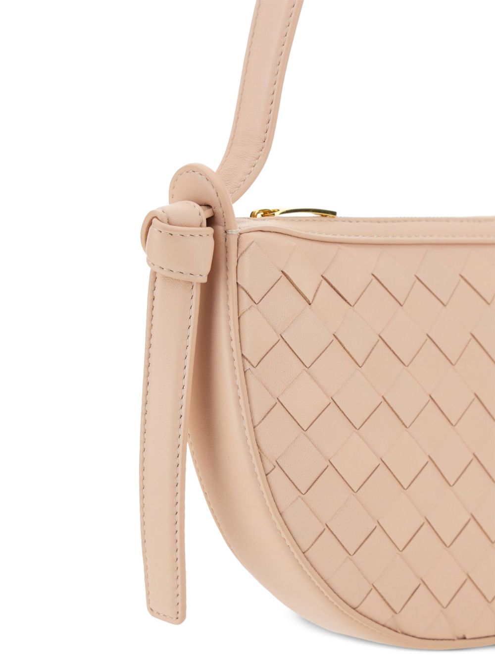 Bottega Veneta Women Sunrise Mini Leather Shoulder Bag