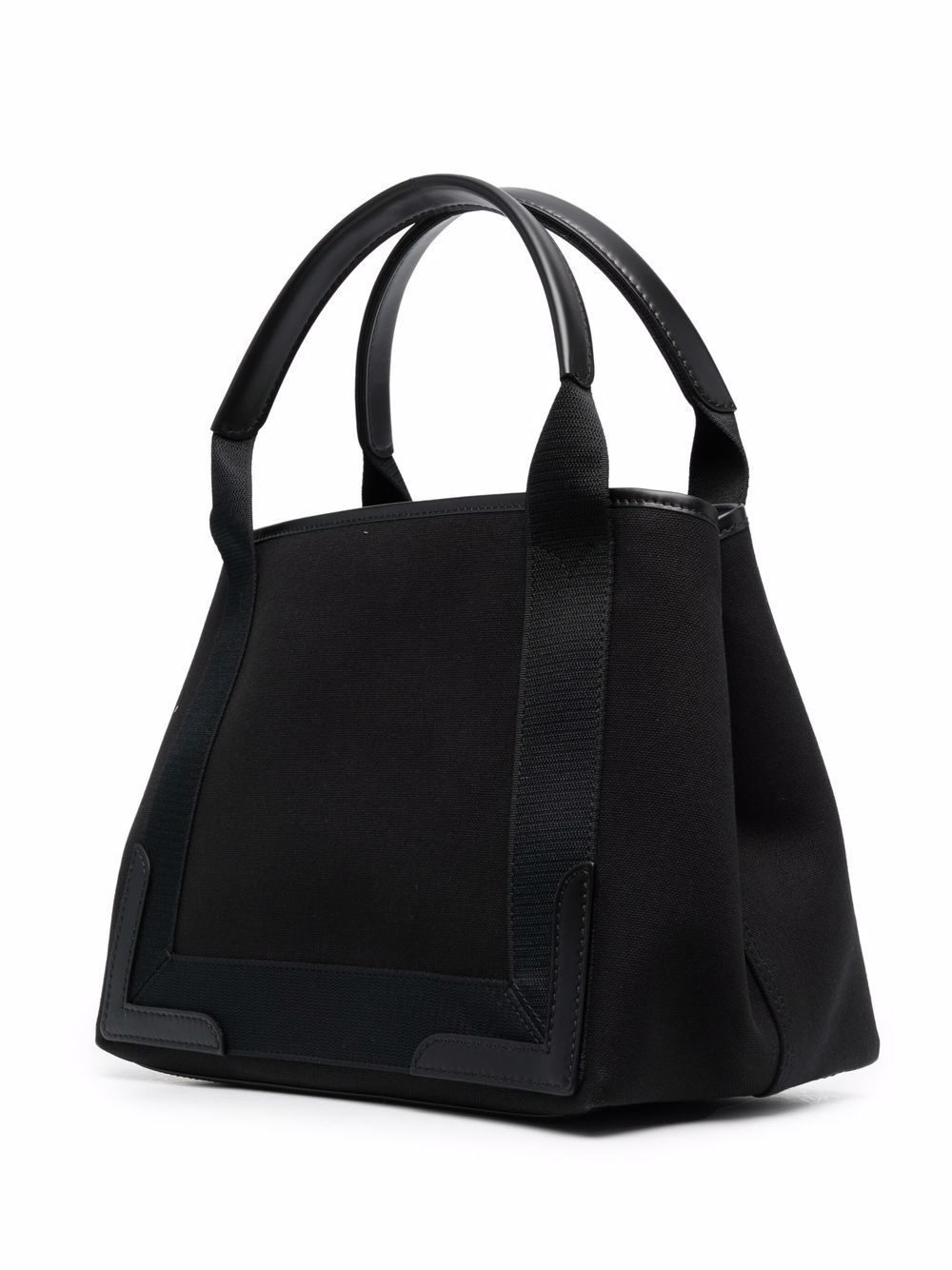 Balenciaga Women Navy Cabas Small Canvas Tote Bag