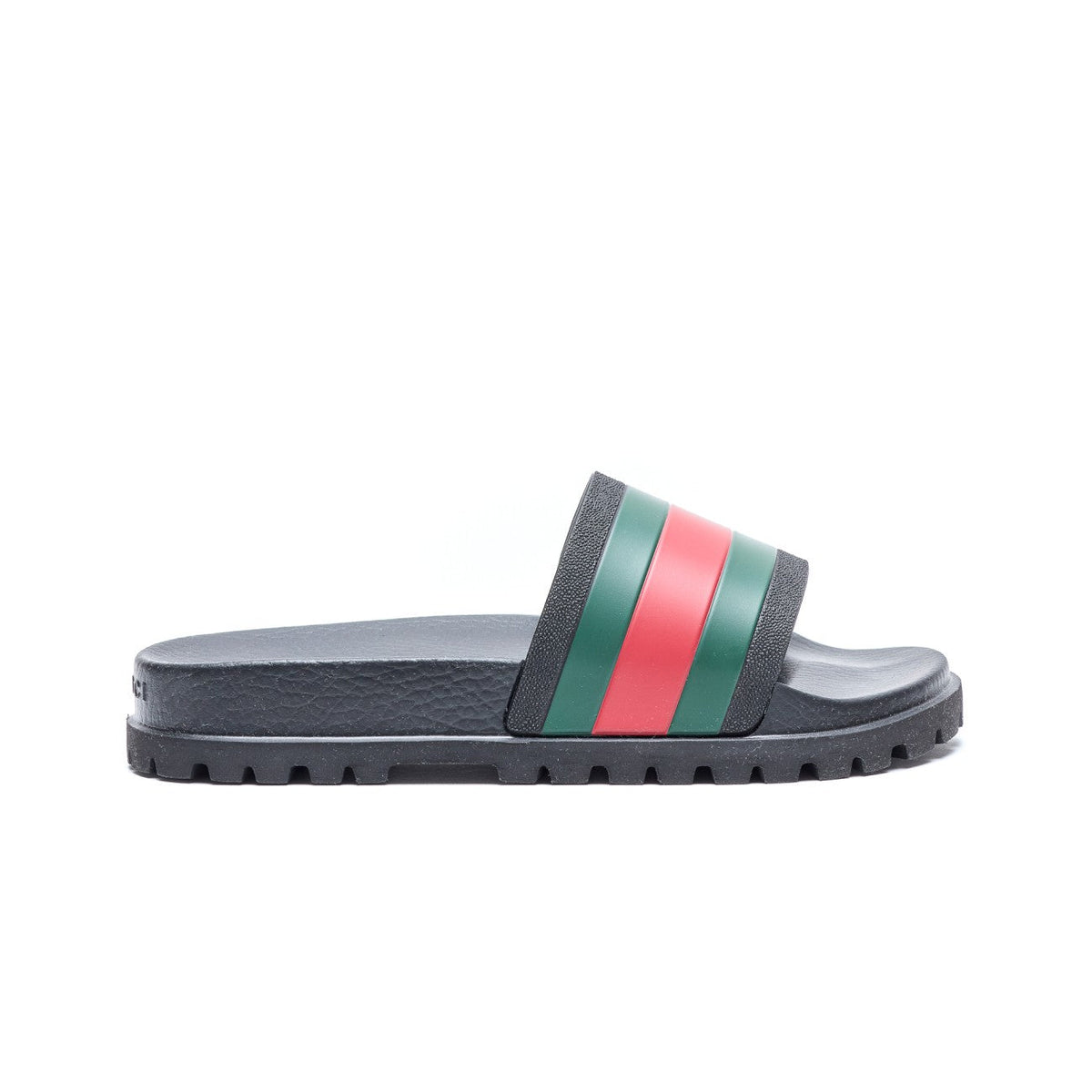 Gucci Men Web Rubber Sandals